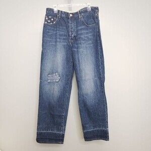 Tommy Hilfiger Patriotic USA Button Fly Jeans 34